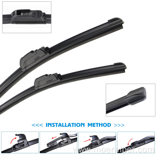 universal windshield soft frameless wiper blade